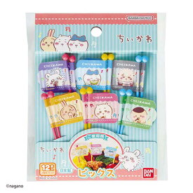ちいかわ ピックス 12本入 （ ちいかわ おかずピック お弁当ピック 12本 ピンチョス 飾り 彩り 日本製 子供 お弁当 弁当 お弁当用 パーティ キャラクター キッズ 楊枝 ようじ ）
