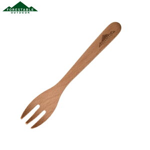 フォーク 木製 アウトドア 14cm FORESTABLE S 籐芸 ( 木製フォーク カトラリー 木製食器 アウトドア食器 キャンプ 天然木 ビーチ材 パスタフォーク デザートフォーク テーブルウェア 軽い 軽量