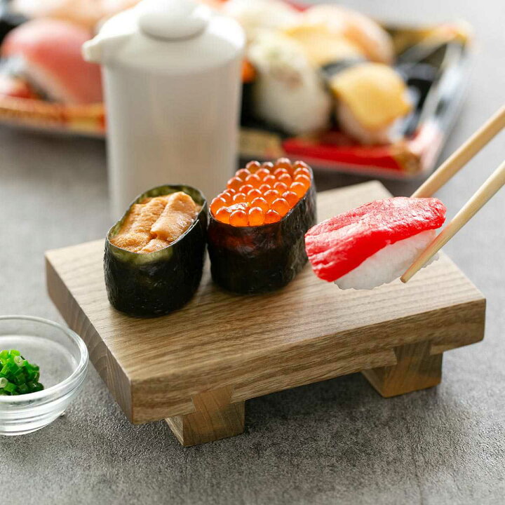 楽天市場】寿司下駄 S 15cm SUSHIGETA 天然木 （ 寿司盛り台 寿司ゲタ 