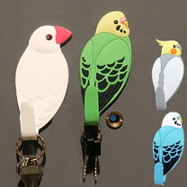 楽天市場】マグネット フック インコ（カラーグリーン）（日用品雑貨 
