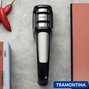 ロールシャープナー ダイヤモンドホイール トラモンティーナ ( TRAMONTINA Century 包丁研ぎ シャープナー 研ぎ器 砥石 包丁 研ぎ キッチン用品 包丁用 ほうちょう用 ナイフ用 キッチン雑貨 簡易