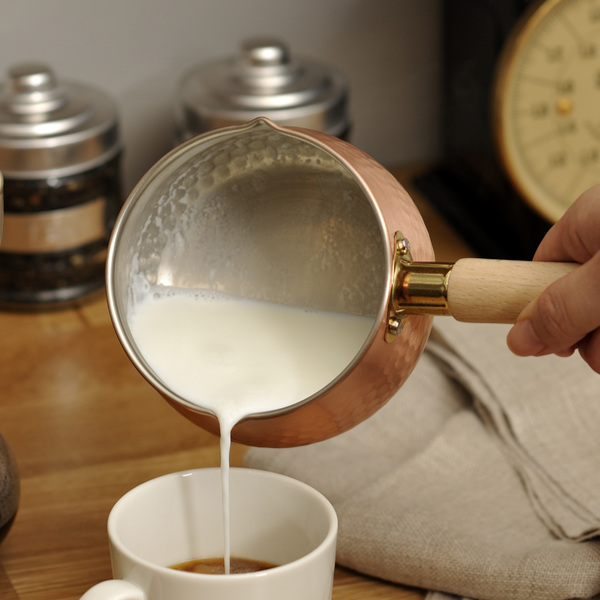 楽天市場】ミルクパン 12cm ガス火専用 千歳 銅製 日本製 純銅 片手鍋