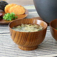 汁椀 子ども用 200ml 木製 漆 茶碗 （ お椀 椀 おわん 味噌汁椀 吸物椀 食器 木製食器 ミニ 小さめ 味噌…