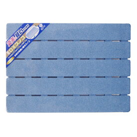 風呂マット すのこ DXスノコ 60×85cm （ 浴室マット スノコ クッション性 厚さ3.6 すべり止め 日本製 風呂用スノコ 浴室内マット かため 軽い お手入れ簡単 60×85 ブルー ）