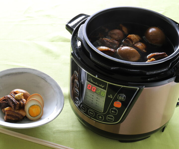楽天市場】電気圧力鍋 3L 5点セット 楽ポン マイコン電気圧力鍋 