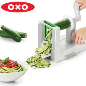 OXO テーブルトップ ベジヌードルカッター （ 送料無料 オクソー 野菜 パスタ ベジヌードル 野菜ヌードルカッター ベジヌードルスライサー 野菜パスタ 野菜パスタスライサー 野菜スライサー 便利グッズ ）