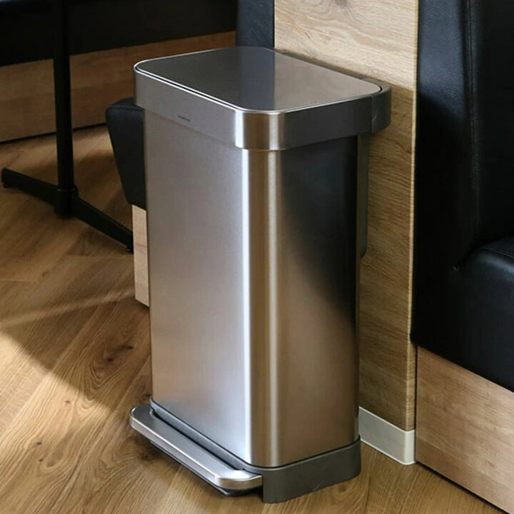 楽天市場】正規品 ゴミ箱 シンプルヒューマン ペダル式 ふた付き 