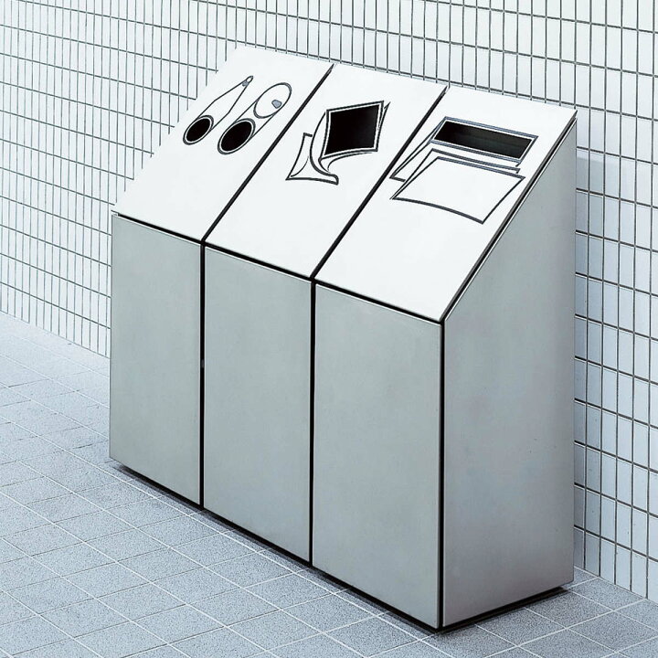 楽天市場】屋内用ゴミ箱 業務用 45L×2 25L×2 3連タイプ 分別 