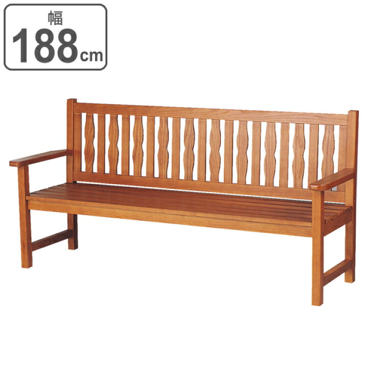 楽天市場】屋内用ベンチ 背付 幅188×奥行61×高さ92cm YB-67L-WN 
