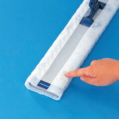 山崎産業 プロテック ダスターモップ 90 C75-14-090U-MB マイクロクロスは指一本で装着可能