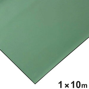 除電・導電・防音ラバーシート 1m×10m 3mm厚 グリーン ( 法人限定 コンドル 山崎産業 ゴムマット 業務用 ゴムシート 静電気防止 床 マット 防炎適合品 業務マット 工場 作業場 安全用品 防炎