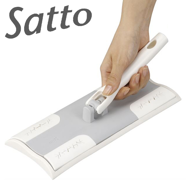 購買 サッと使えて コンパクトに収納 Satto フローリングワイパー 清掃用ワイパー フロアワイパー リビング 部屋 清掃 掃除 床清掃 公式ストア