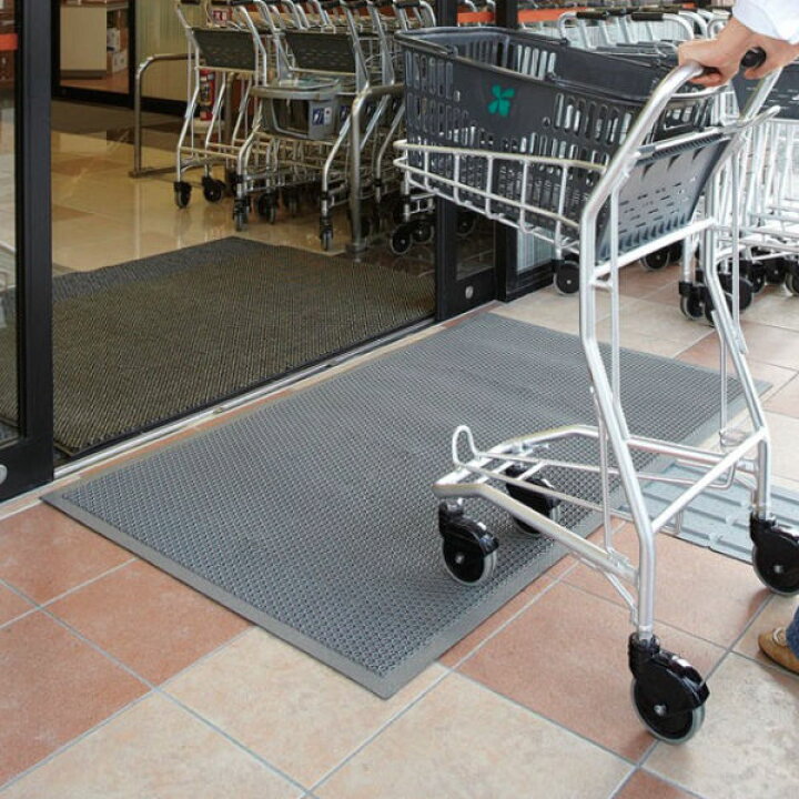 楽天市場】玄関マット 屋外 業務用 75×90cm ブイステップマット7