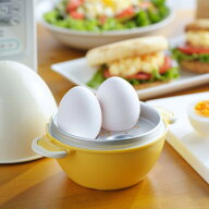 ゆで玉子調理器 電子レンジ対応 レンジでかんたん たまごじょうず （ ゆで卵調理器 ゆで玉子作り 電子レ…