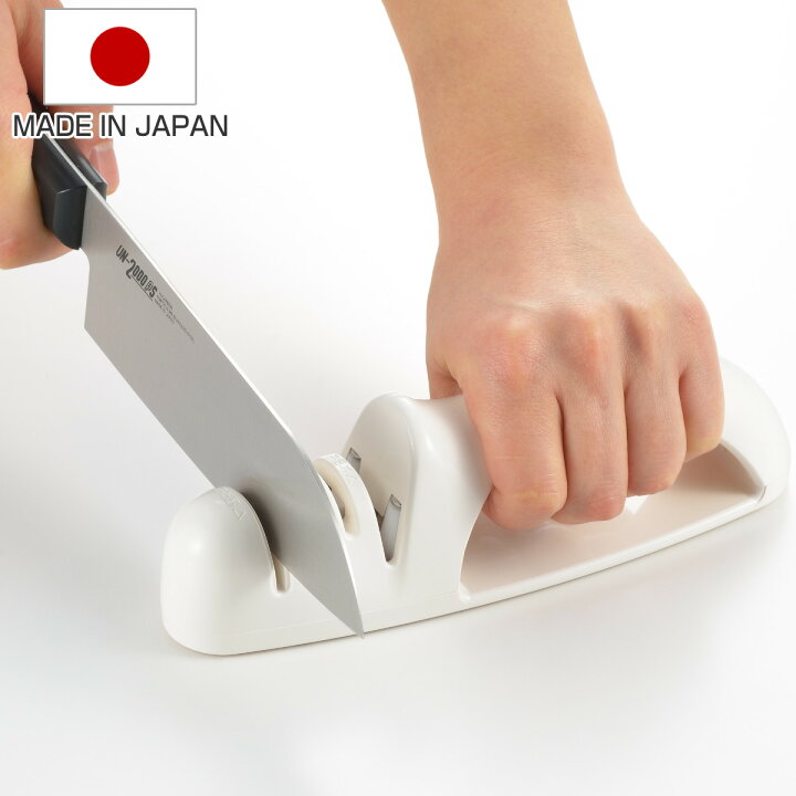 1個 2-in-1 多機砥石 キッチンナイフシャープナー はさみ用刃研ぎ 