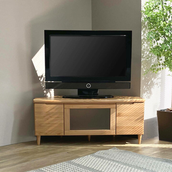楽天市場】テレビ台 幅100.5cm コーナーボード ミドルロー フィン 