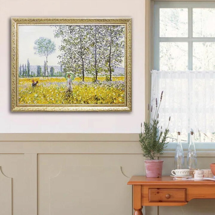 楽天市場】アートパネル ミュージアム シリーズ モネ 91×71cm （ 絵画 