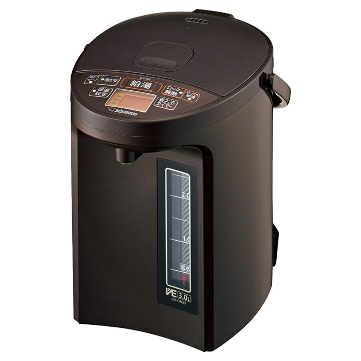 楽天市場】象印 電気ポット 3L VE電気まほうびん 優湯生 （ ZOJIRUSHI 