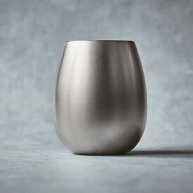 大阪錫器 冷香 -reico- 白上（ツヤなし）アイスコーヒー用錫タンブラー 420mL t-rc-s 【道具屋筋ブランド「絆具-tsunagu-」千田硝子食器×大阪錫器コラボ開発商品】 ラッピング・メッセージカード無料