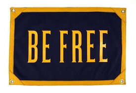 OXFORD PENNANT BE FREE Camp Flag オックスフォードペナント フラッグ バナー MADE IN USA アメリカ製 旗 タペストリー