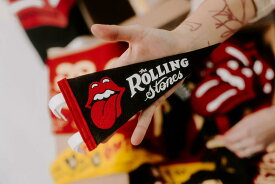 The Rolling Stones x Oxford Pennant "The Rolling Stones" Mini Pennant オックスフォードペナント ローリングストーンズ MADE IN USA アメリカ製