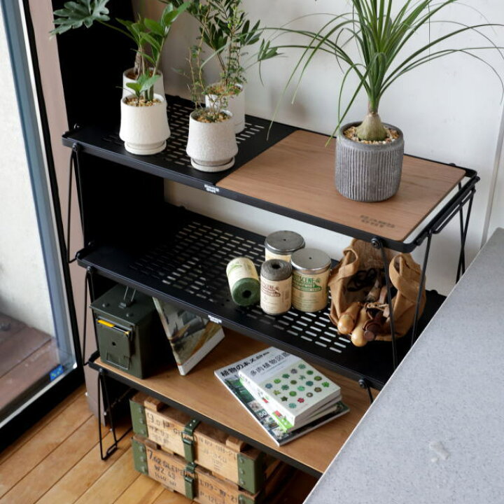 楽天市場】アウトドアテーブル キャンプテーブル アウトドアラック  