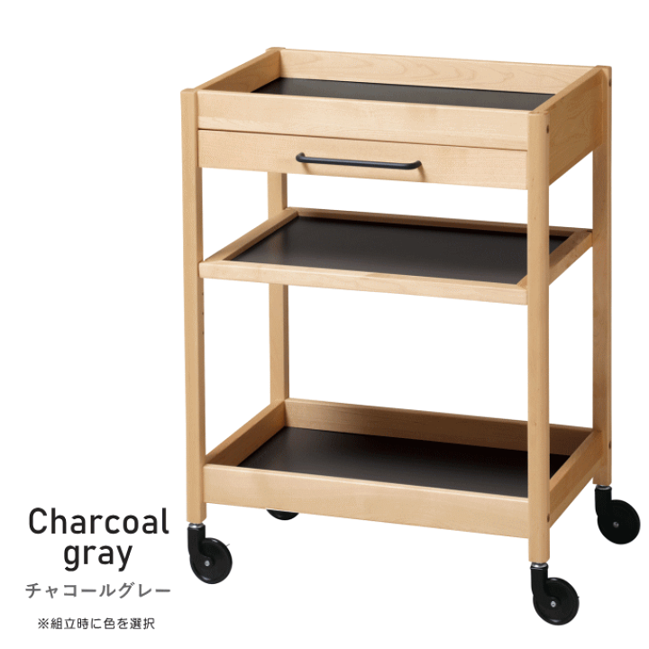 楽天市場】［本日ポイント5倍］キッチンワゴン 天板付き キャスター