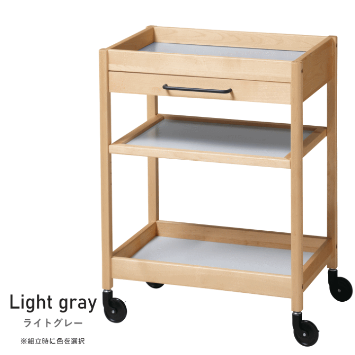 楽天市場】キッチンワゴン 天板付き キャスター付き 北欧 幅40cm 奥行