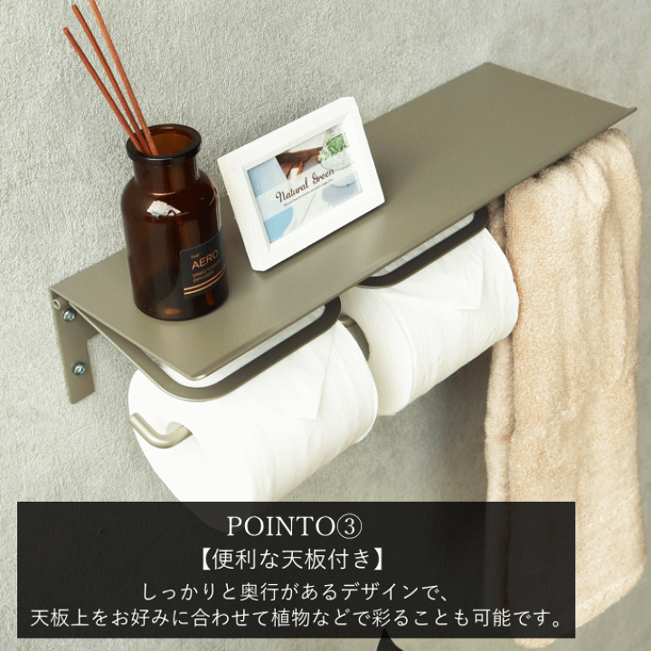 楽天市場】【本日ポイント5倍】トイレットペーパーホルダー ストック