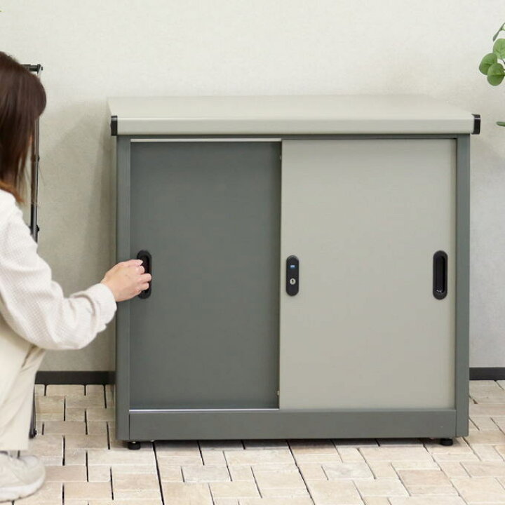 楽天市場】【ポイント5倍】物置 おしゃれ 屋外 小型 スチール 収納庫 