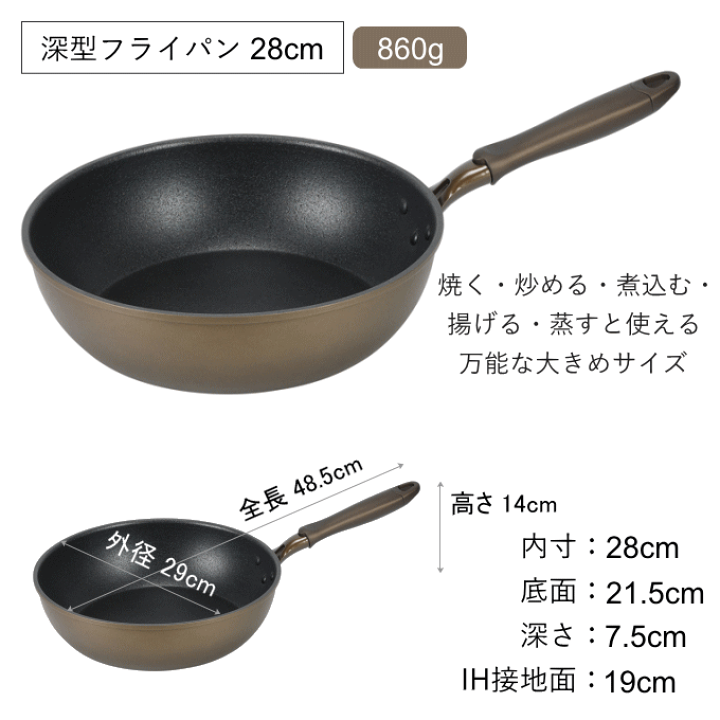 楽天市場】フライパン セット 深型 3点 IH-Cセット ih対応 ガス 楽天市場】フライパン セット 深型 3点 IH-Cセット ih対応 ガス