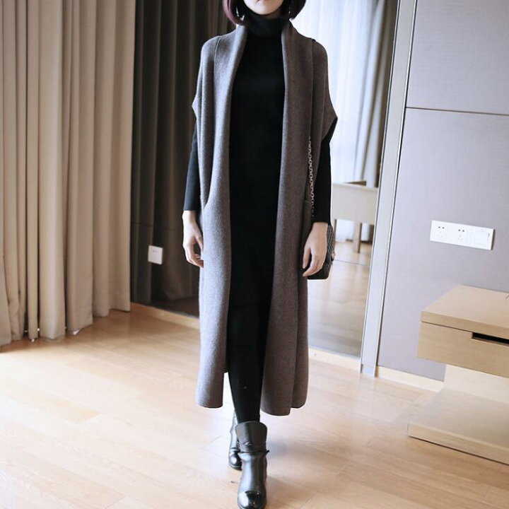 楽天市場】ベスト ロングベスト ロングジレ ロング ジレ レディース 