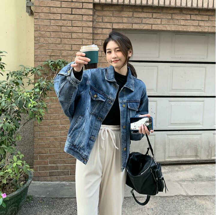 楽天市場】デニムジャケット レディース Gジャン 春 秋 ストレッチ 