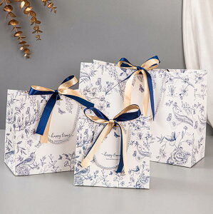 ギフトバッグ 手提げ 紙袋 手提げ おしゃれ 20枚 ペーパーバッグ ファッションバッグ 手提げ紙袋 ギフトバッグ 手提げ ギフト用 横型 プレゼント 店舗 お店 手さげ袋 袋 ギフト ラッピング 贈