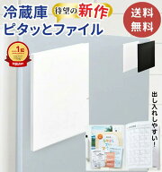 【楽天1位&2冠】高評価★4.7【 新作 】 キングジム KINGJIM スキットマン 冷蔵庫ピタッとファイル A4 見…