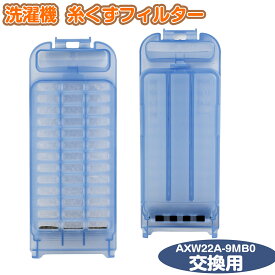 ＼お買い物マラソン 8/4-8/11 5P！／洗濯機 糸くずフィルター Panasonic適用 AXW22A-9MB0 交換用 互換品 クズ取りネット スカイブルー lixin-240824-1