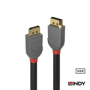 LINDY ANTHRA LINE 0.5m 1m 2m DisplayPort 1.4P[u 8K 60Hz 4K 144Hz 2K 144Hz 1080p 240Hz 𑜓x HDR10 32.4Gbps bL[q ړ_ xOdV[h ϋv ABSVF ubNPVCV[X Q[~