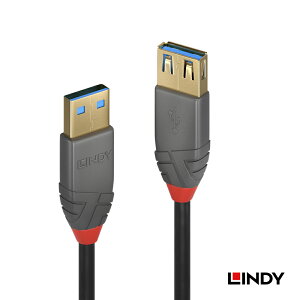LINDY 0.8m ANTHRA LINE USB3.0 Type-A IX/X P[u őf[^]5GbpsT|[g
