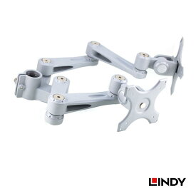 【送料無料】【10％OFFクーポン配布中】【レビューでさらにクーポンGET】【購入特典付き】LINDY デュアル 水平多関節液晶モニターアーム VESA規格 プレゼント進呈中 卓上デュアルモニターアーム 可動式 2台 角度調整 デスクトップ 快適ワークがおすすめ 最大合計耐荷重12 kg