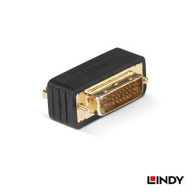 LINDY DVI-D(24+1)to DVI-I(24+5) オス/メス 変換アダブタ 高解像度対応 映像出力変換 AV機器接続用 デスクトップPC・ノートPC用変換アダプタ 耐久性 デュアルリンク変換アダプタ 高耐久 24k金メッキコネクタ デジタル & アナログ信号対応 ブラックPVC筐体 双方向対応