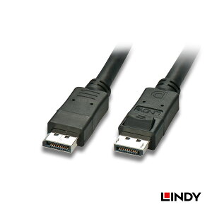 �y�݌ɏ����Z�[���zLINDY 7.5m DisplayPort 1.2�P�[�u�� ���ڃ��f�� ���𑜓x�f�� �ő�2560x1600 10.8Gbps�ш敝 �t��HD 1600p�݊� �n�C�r�W�����f�B�X�v���C �����b�L24K�R�l�N�^ �m�C�Y���}�� �u���b�NP