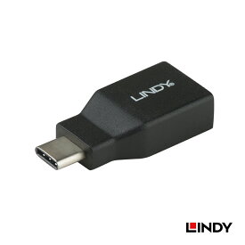 LINDY Type-C to Type-A オス/メス 変換アダブタ USB3.2 Gen2 10Gbps 高速データ転送 OTG機能対応 充電通信両対応 下位互換USB3.0 USB2.0 USB Type-Cポート搭載デバイス対応 MacBook Pro iPad Pro Androidスマホ ノートPC タブレット 高品質PVCシェル 軽量設計 双方向使用