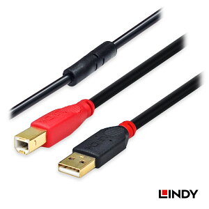 LINDY 10m 15m 20m USB2.0 Type-A to Type-B ANeBuP[u Ή s[^[ USBM ő480Mbps f[^] USB1.1ʌ݊ hCosv v^ XLi J OtHDD 