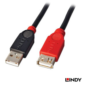【SALE開催中!】【10%OFFクーポン配布中】【レビューでさらにクーポンGET】LINDY 5m USB2.0 Type-A オス/メス 延長ケーブル
