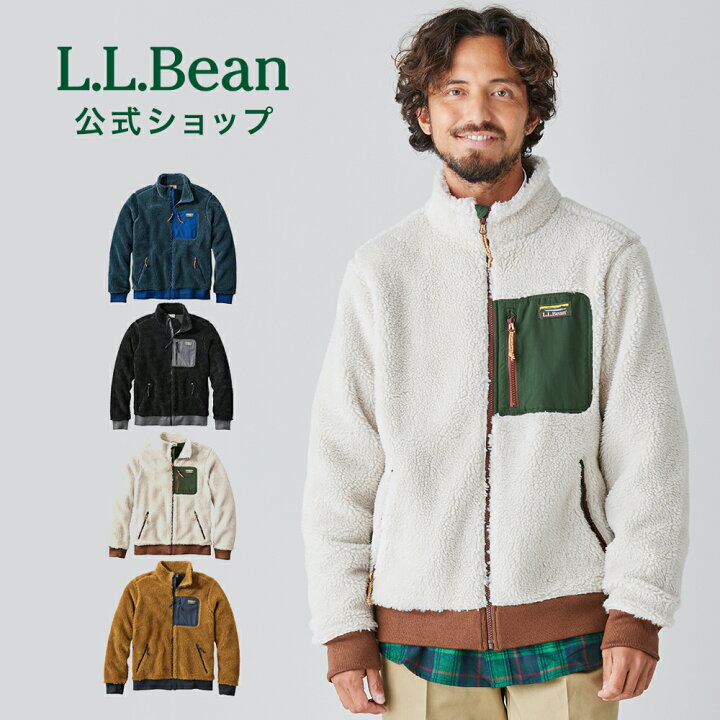 楽天市場 公式 エルエルビーン ビーンズ シェルパ フリース ジャケット ボアフリース ボアジャケット ボア メンズ アウトドア ブランド アウトドアブランド アウター フリースジャケット 防寒 ジップジャケット L L Bean Llbean Llビーン L L Bean公式オンラインストア