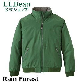 【公式】エルエルビーン ウォームアップ ジャケット フリースの裏地付き | アウター ユーティリティジャケット ジャンパー ブルゾン メンズ アウトドア ブランド フリース 裏地付き メンズアウター L.L.Bean LLBean llビーン llbeen