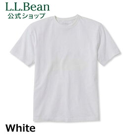 【公式】エルエルビーン ケアフリー アンシュリンカブル ティ | Tシャツ メンズ アウトドア ブランド 半袖 綿100% 無地 防縮 防シワ L.L.Bean LLBean l.l.bean llbean llビーン llbeen ティシャツ ティーシャツ メンズシャツ コットン