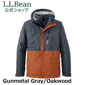 【SALE30%OFF】【公式】エルエルビーン トレイル モデル ウォータープルーフ 3イン1 ジャケット パーカー アウター レインジャケット レインウェア メンズ アウトドア ブランド L.L.Bean LLBean l.l.b