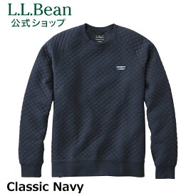 【公式】エルエルビーン キルト スウェットシャツ クルーネック | スウェット トレーナー メンズ アウトドア ブランド キルティング ラグラン L.L.Bean LLBean l.l.bean llbean llビーン llbeen スエット メンズトレーナー トップス