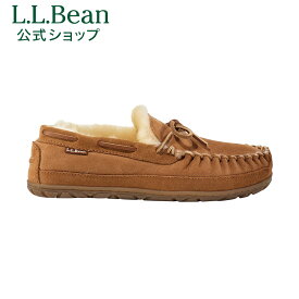 【公式】エルエルビーン ウィケッド グッド スリッパ モカシン 室内靴 室内履き ルームシューズ ムートンスリッパ メンズ アウトドア ブランド ムートン かかと付き 靴 L.L.Bean LLBean l.l.bean llbean llビーン llbeen